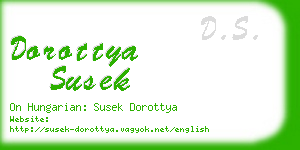 dorottya susek business card